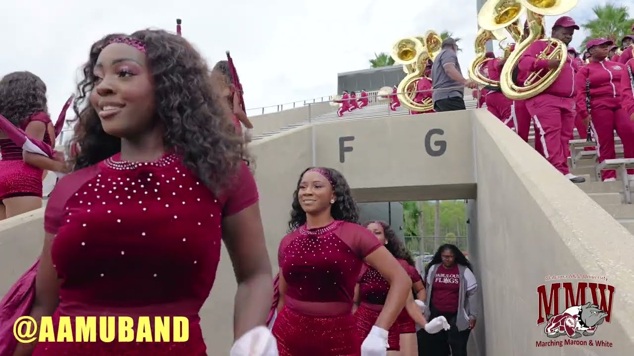 AAMU BAND MARCHING IN TO BETHUNE COOKMAN (2025) 4K UHD