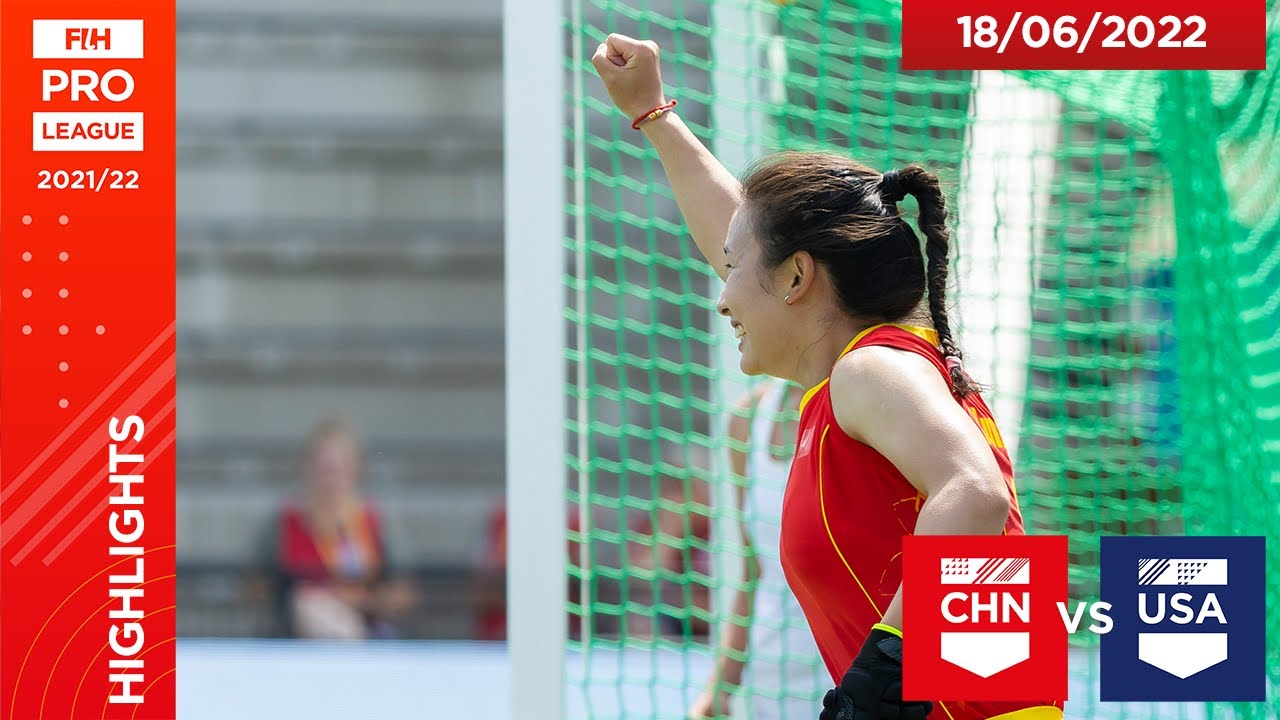 FIH Hockey Pro League Season 3: China vs USA (Women), Game 1 highlights