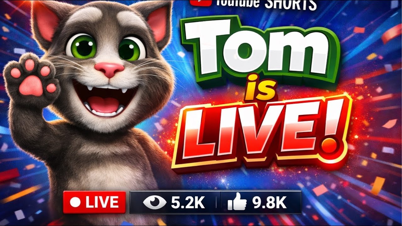 Talking Tom is live Now