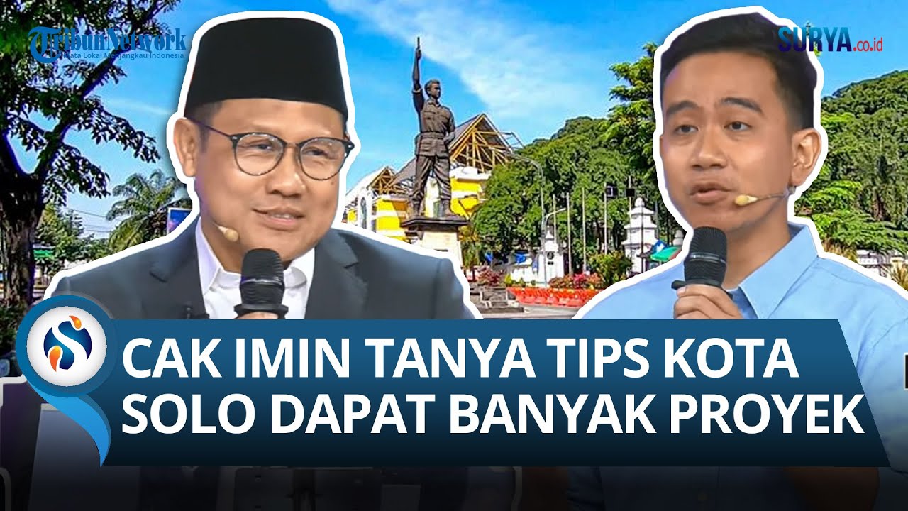 Cak Imin Tanya Tips Gibran Berhasil Dapat Proyek Besar di Solo, Gibran: Saya Tahu Arahnya ke Mana!