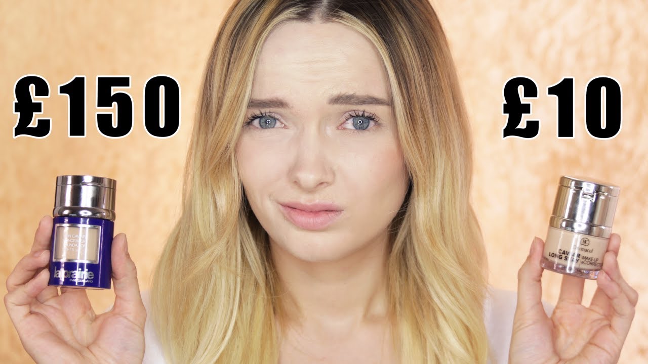 £150 FOUNDATION VS £10 FOUNDATION DUPE TEST! // MyPaleSkin