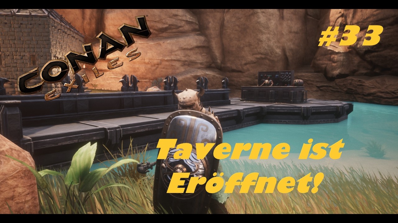 Conan Exiles!! (#33) Taverne fertigstellen. Sturmglas sieht geil aus!! (German-Mundart-UNCUT)