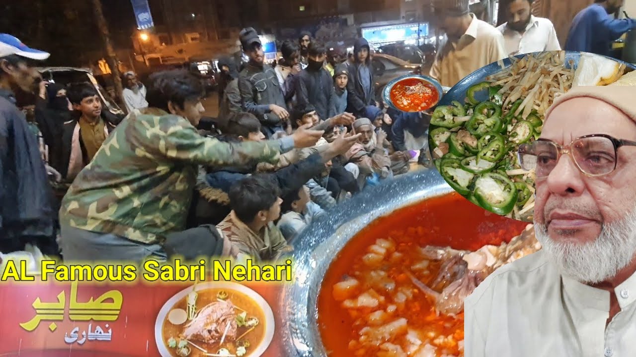 Old Karachi Famous Sabree Nihare Pakistani Street Food #streetfood #Nihari #Sabreenihari