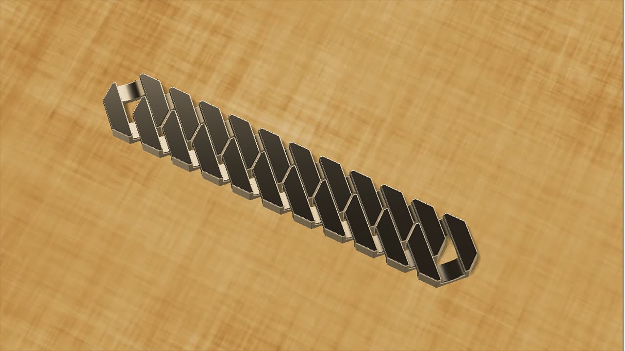 How to Design Flat Cuban Chain.