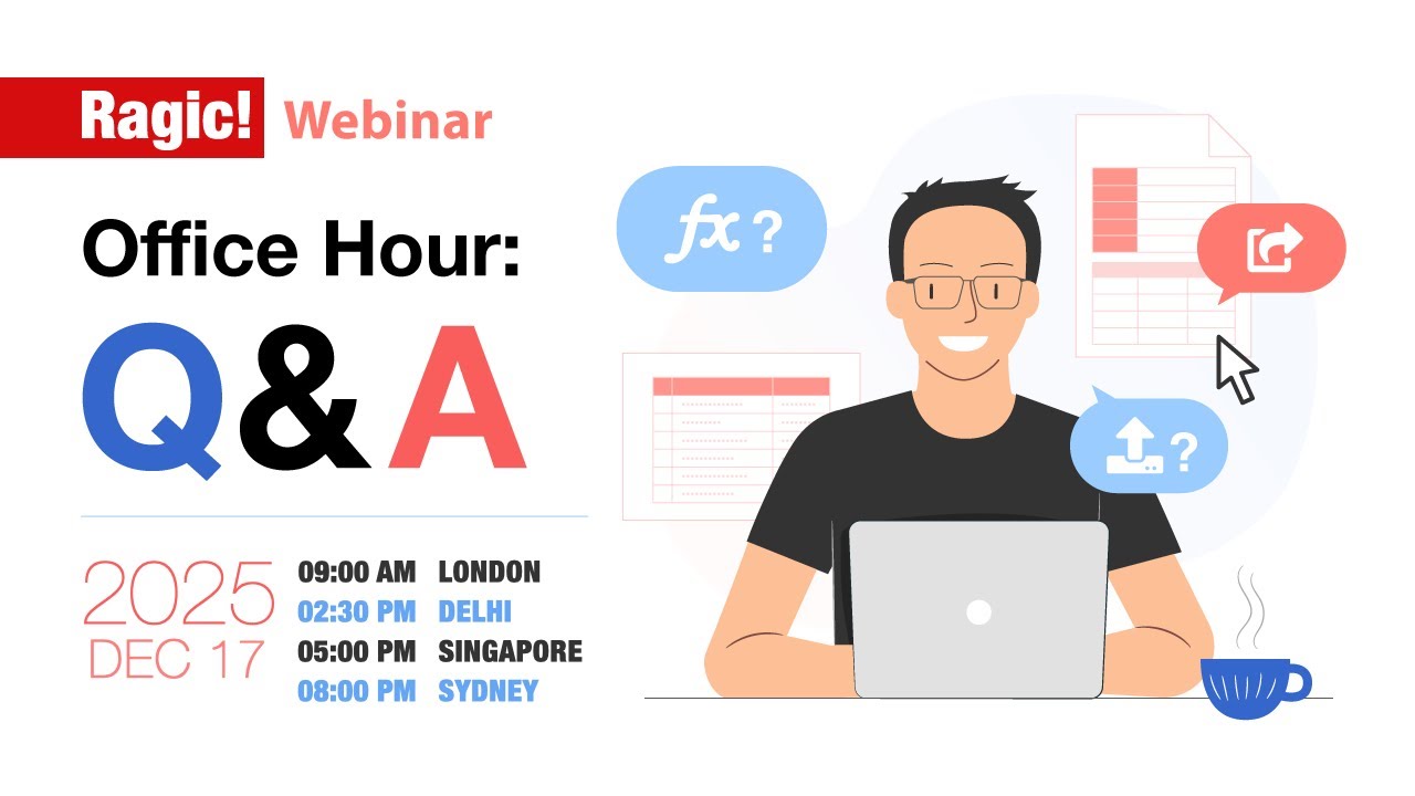 Ragic Office Hour: Q&A Session With Jeff 🗓️ Dec 17th 2025