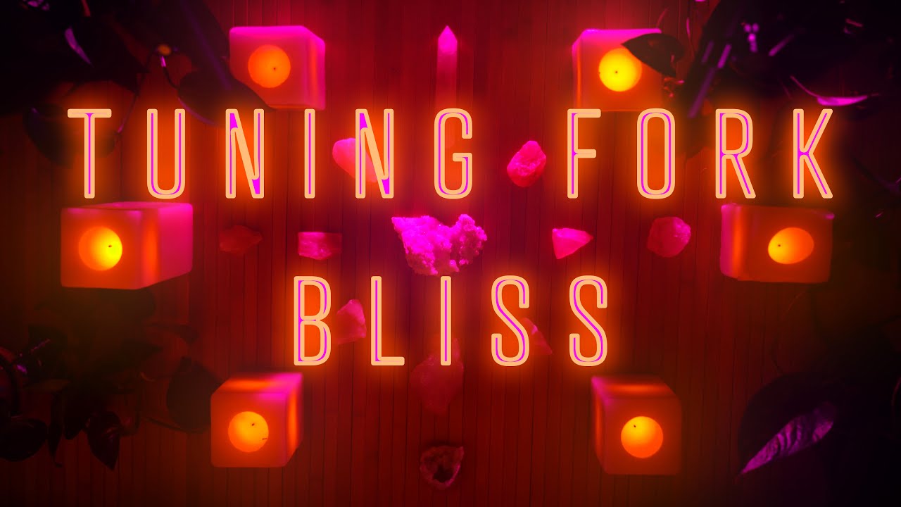 Tuning Fork Bliss| Crystal Singing Bowls Sound Bath | Meditation | Sleep | Anxiety | Stress | ASMR