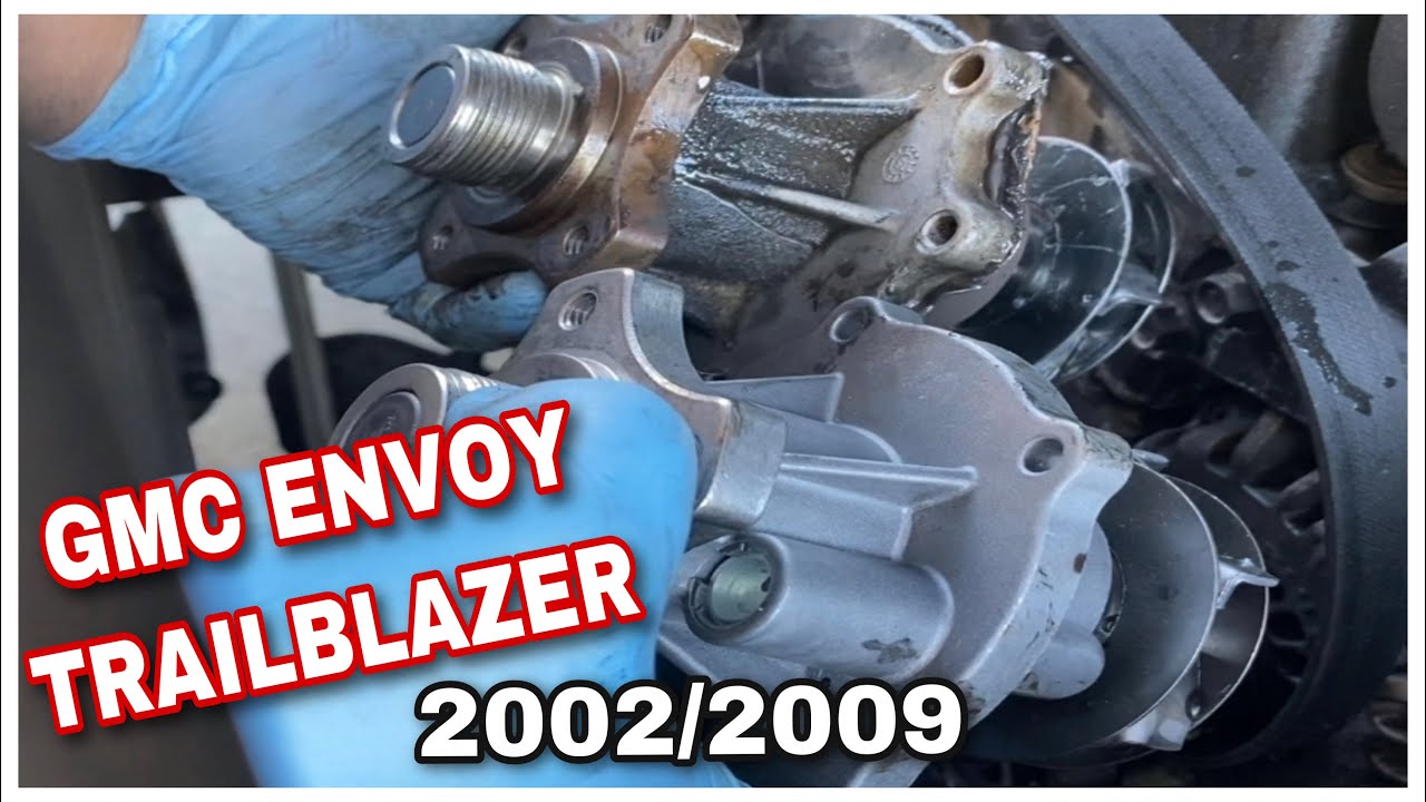 COMO CAMBIAR BOMBA DE AGUA GMC ENVOY/TRAILBLAZER 4.2L 2002-2009