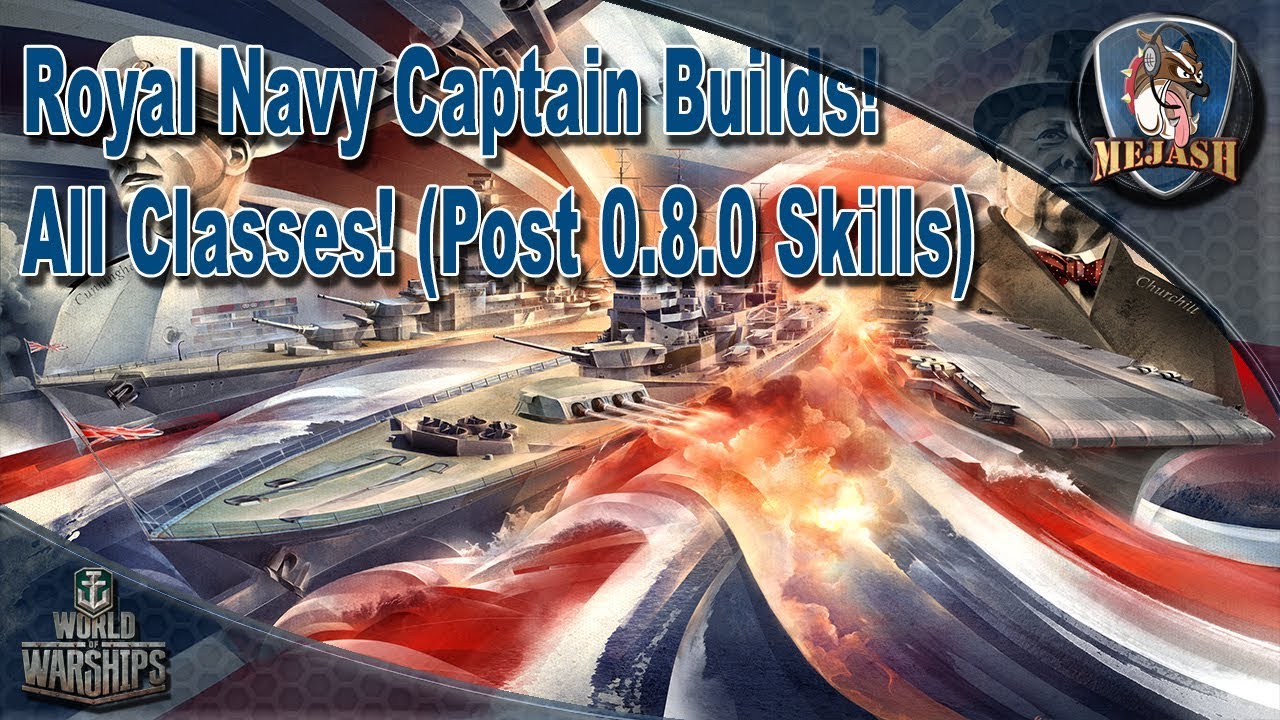 Royal Navy Captain Builds! ALL CLASSES (Post 0.8.0 Skills)