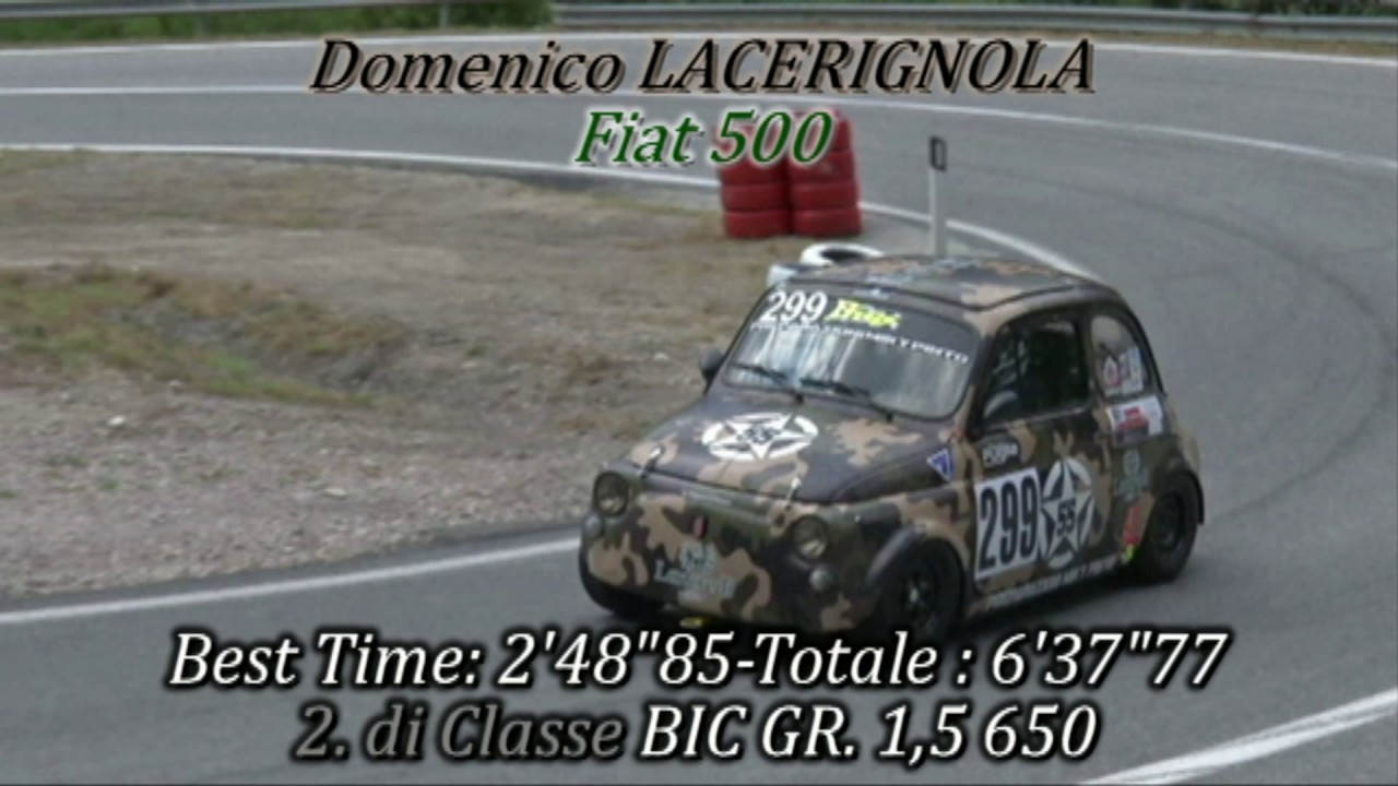 TROFEO FAGIOLI GUBBIO 2018 DOMENICO LACERIGNOLA FIAT 500