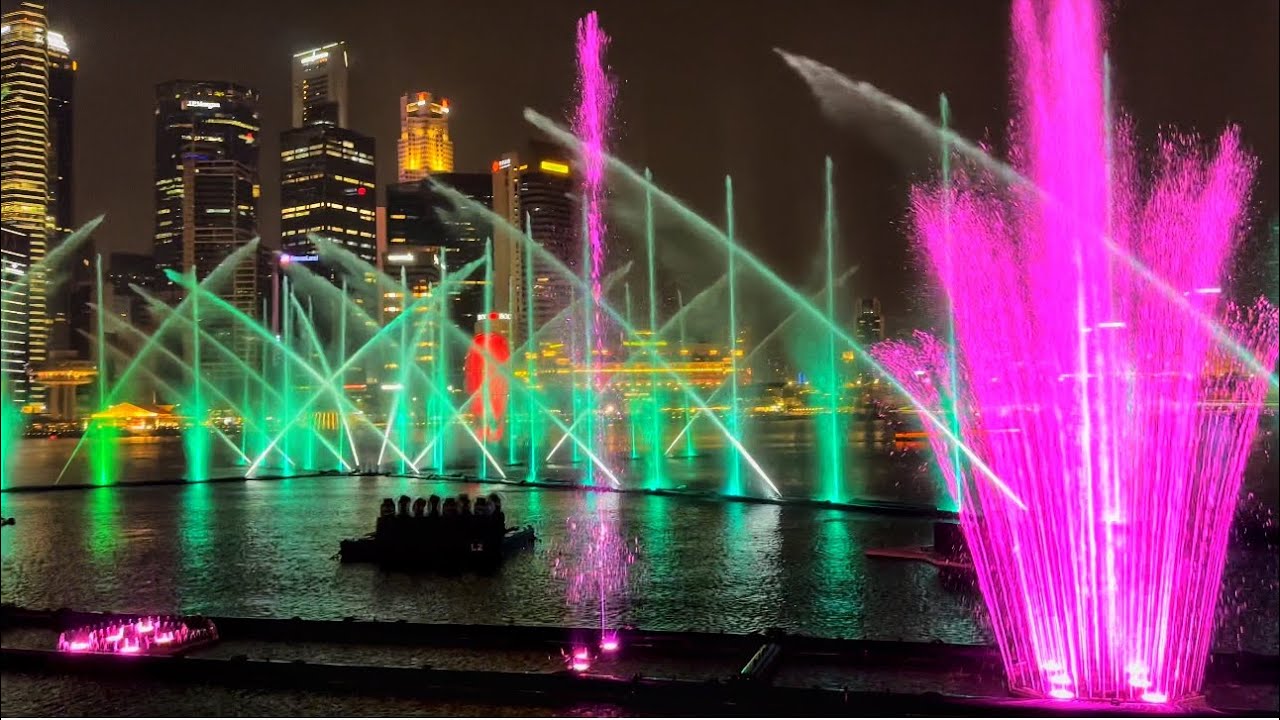 This Show in Singapore will blow your Minds | Spectra Light and Water Free Show at Marina Bay Sands