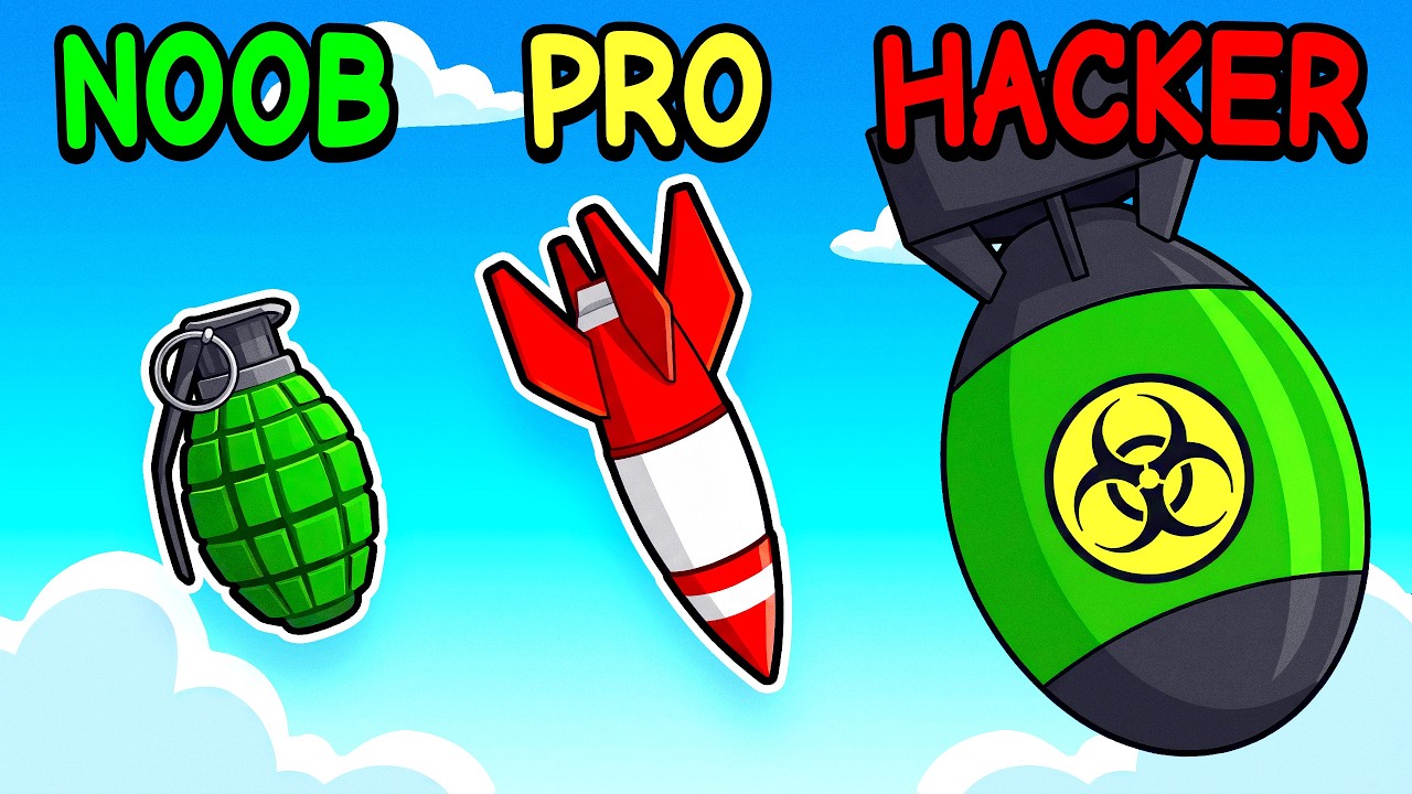 NOOB vs PRO vs HACKER BOMB!