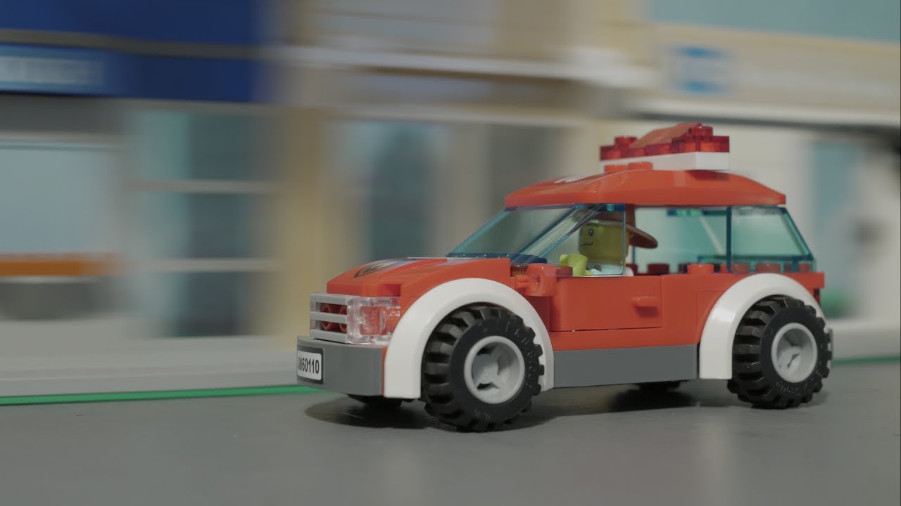 LEGO Pizza Van Fire Rescue!