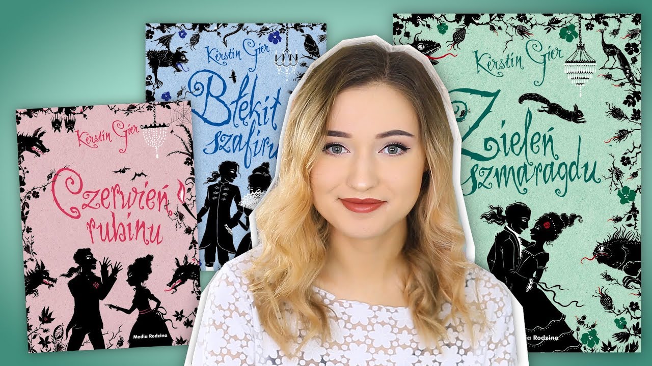 NAJWYŻSZY CZAS ⌚📚 TRYLOGIA CZASU - Kerstin Gier (Czerwień rubinu, Błękit szafiru, Zieleń szmaragdu)