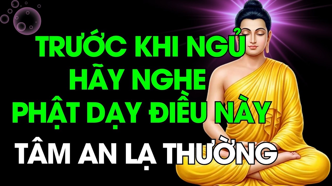 Trước Khi Ngủ Hãy Nghe Phật Dạy Điều Này – Tâm An Lạ Thường