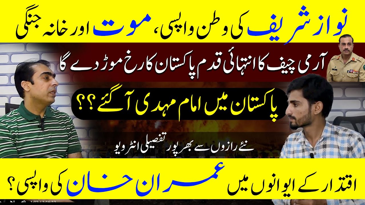 Latest Interview of Imam Mahdi Muhammad Qasim with Shakir Anwarzaib | Imam Mahdi Appearance Pakistan