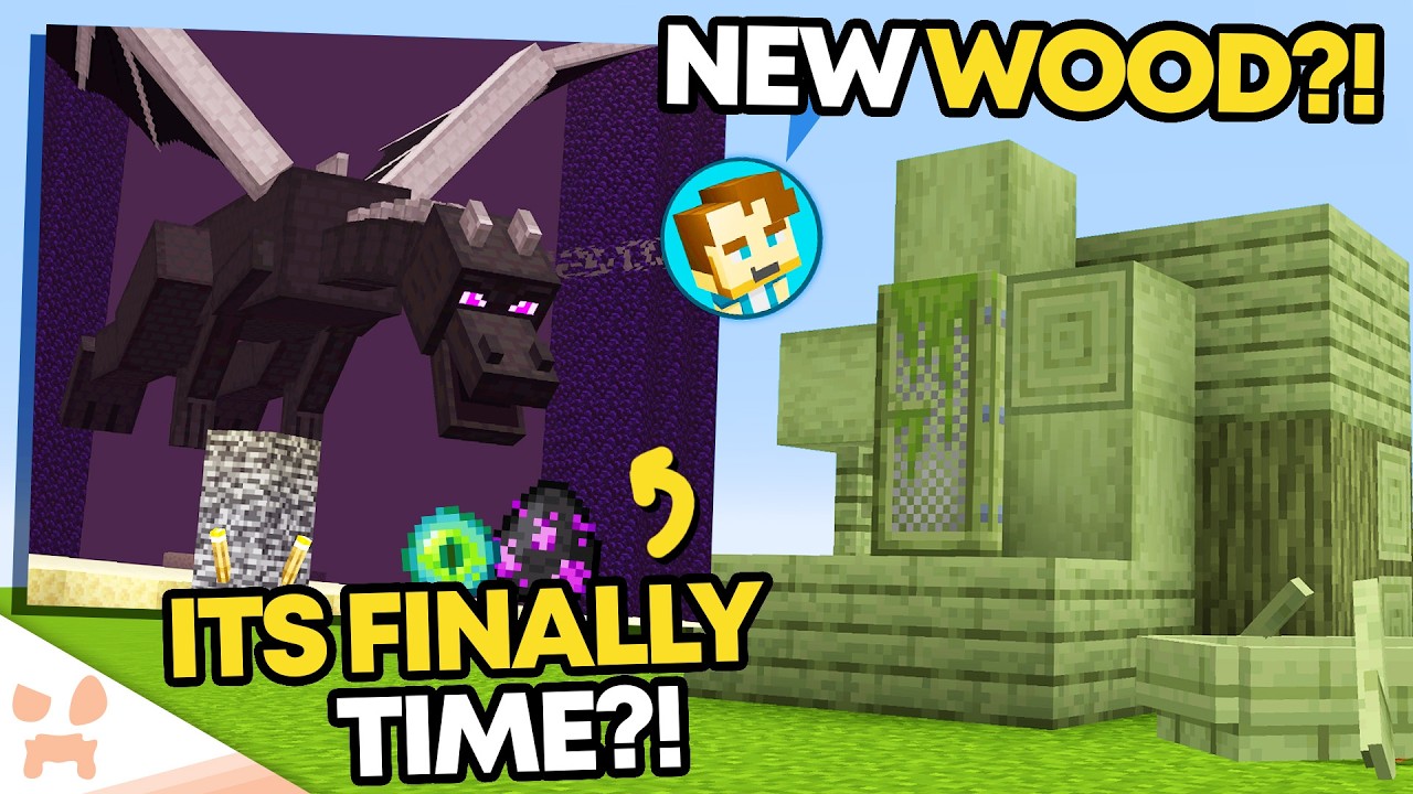 Подсказки к новому обновлению Minecraft End + терракотовые плиты, лестницы и другие виды древесины?!