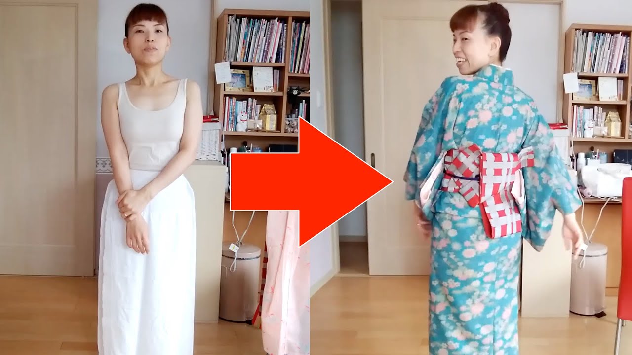 ふだん着物の着付け〜長襦袢から帯結びまで〜