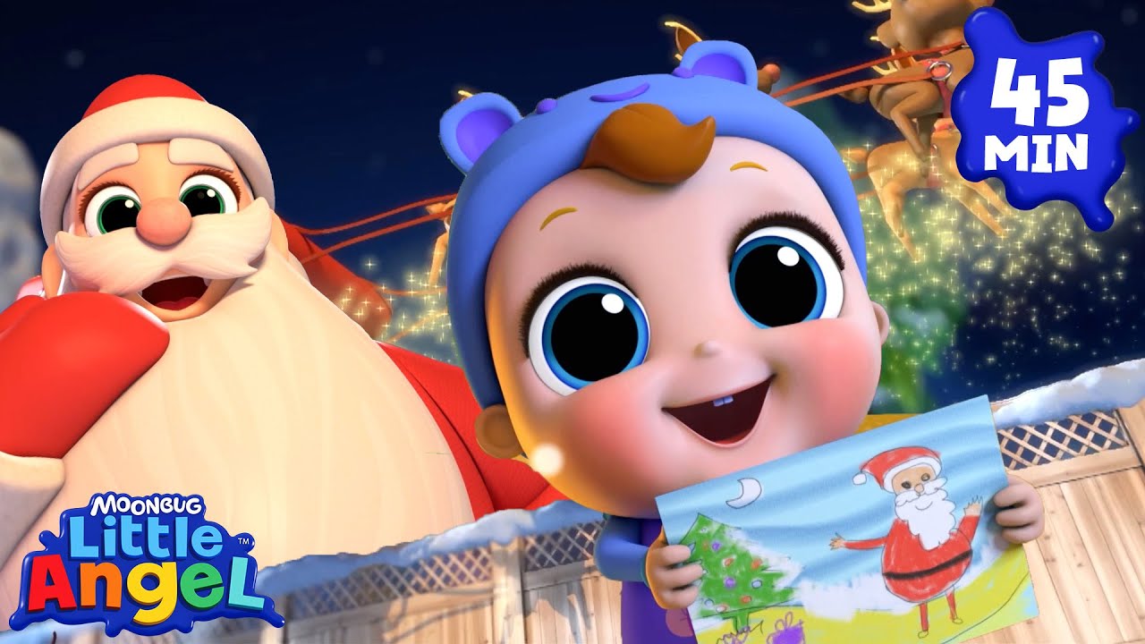 The Best Christmas Songs - Jingle Bells | Little Angel Kids Songs & Nursery Rhymes