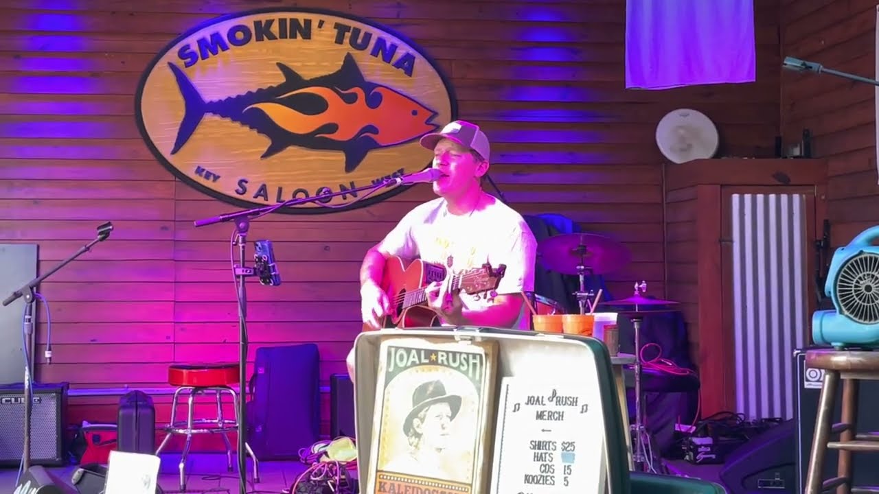 Joal Rush performing Just Breath at the Smokin' Tuna Key West 4.20.22