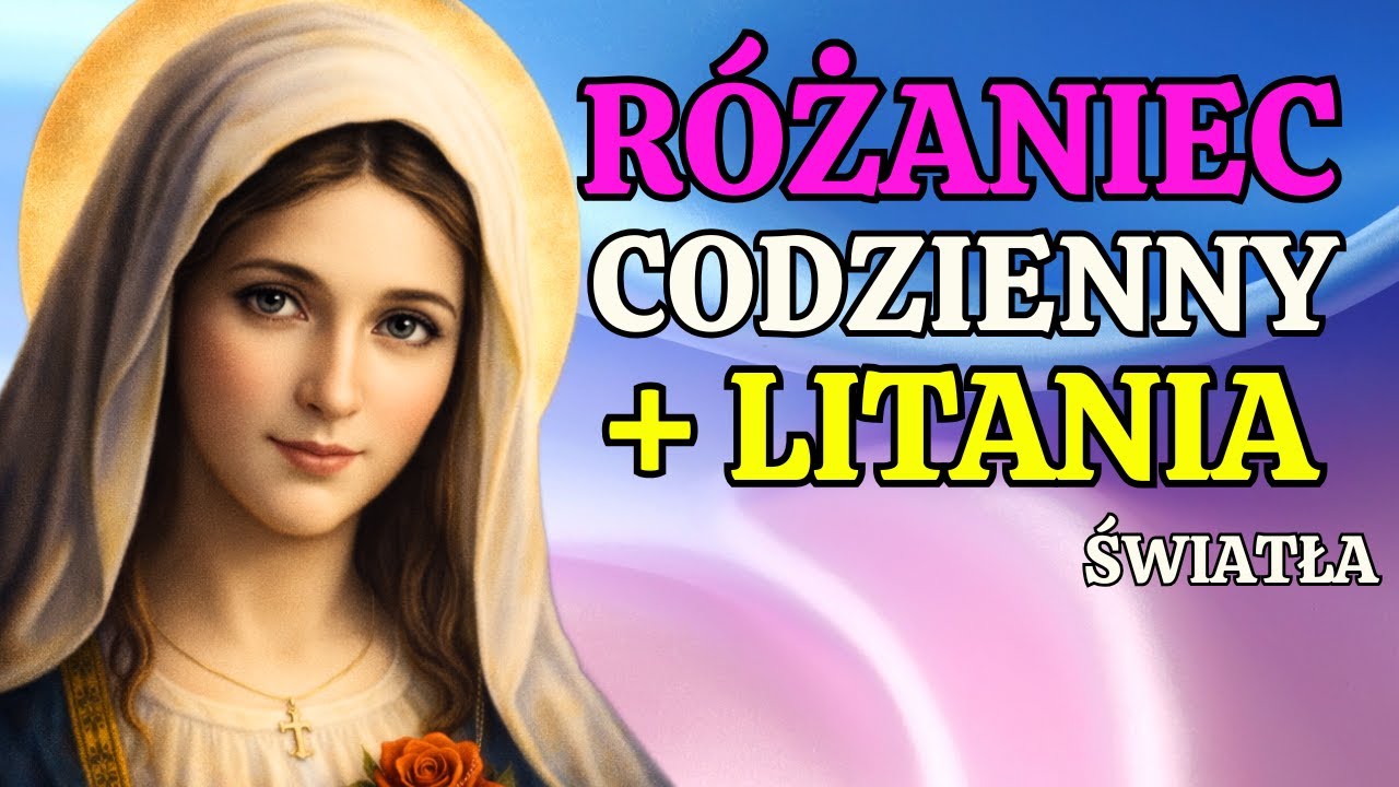 Różaniec na dziś - czwartek 05.02 – Tajemnice światła + Litania | Różaniec mówiony