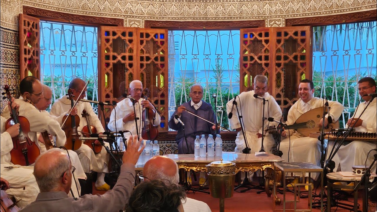جوق الآلة برآسة الأستاذ محمد بريول      l'orchestre Andalous de Fes       التواشي السبع