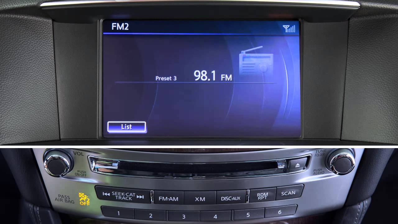 2015 Infiniti Q70 - Audio System with Navigation