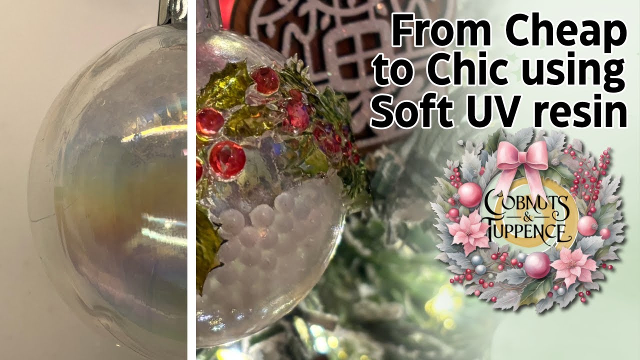 How to turn Cheap Baubles to Chic using Soft UV Resin