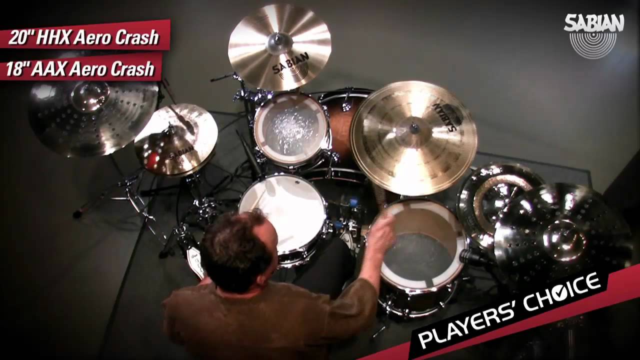SABIAN Players' Choice - Neil Peart Demos the HHX and AAX Aero Crashes