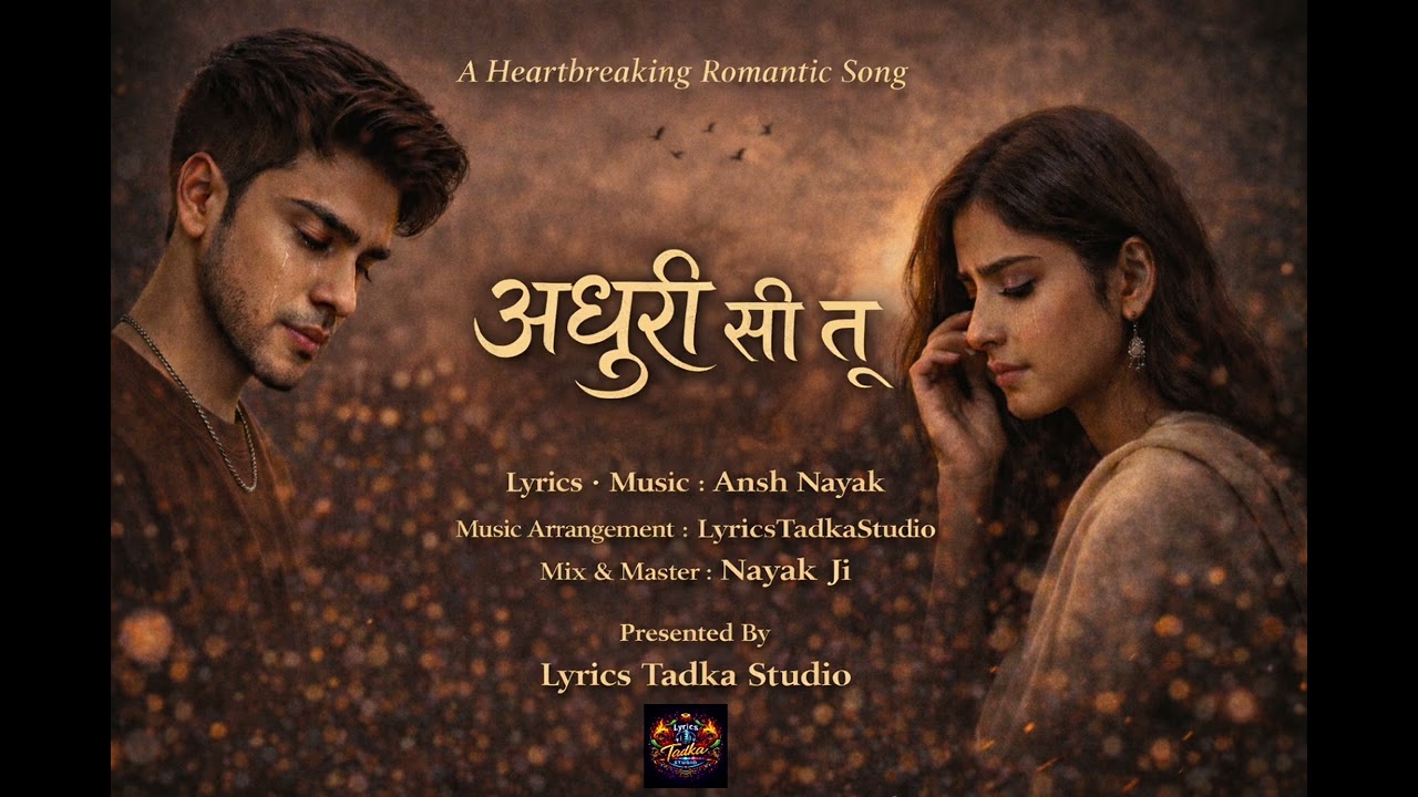 अधूरी सी तू ❤️‍🩹एक अधूरी मोहब्बत की कहानी, जो दिल से निकलकर दिल तक जाती है… 🎧