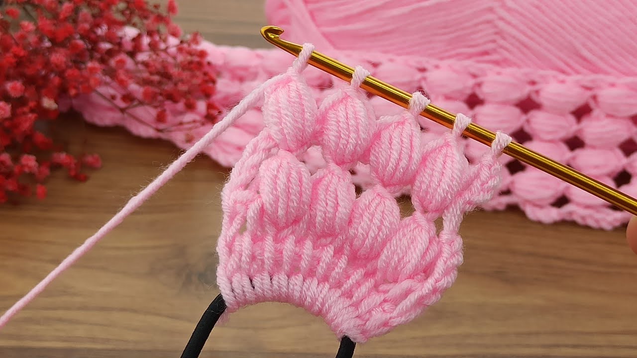 ⚡⚡Woow...!!!!⚡⚡ Very easy Tunisian crochet chain very stylish hair band making #knitting #tunisian