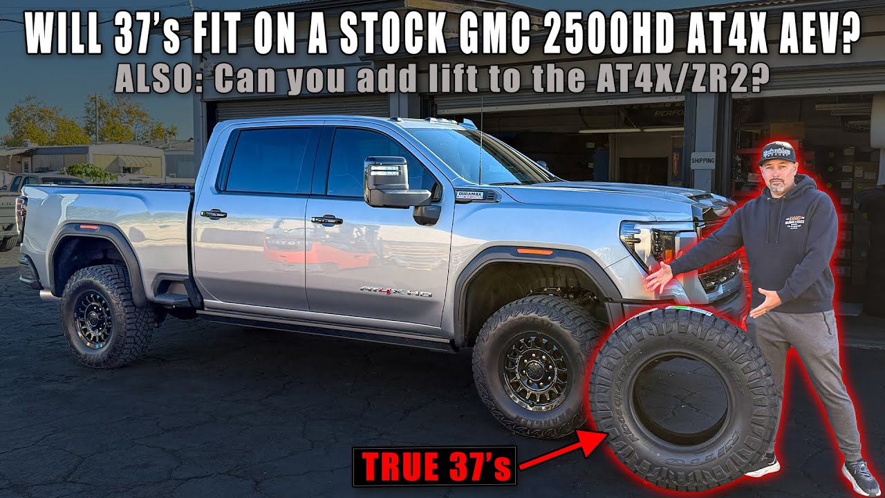 🤔❓ПОЙДУТ ЛИ 37-Е НА СТАНДАРТНЫЙ GMC 2500HD AT4X AEV?
