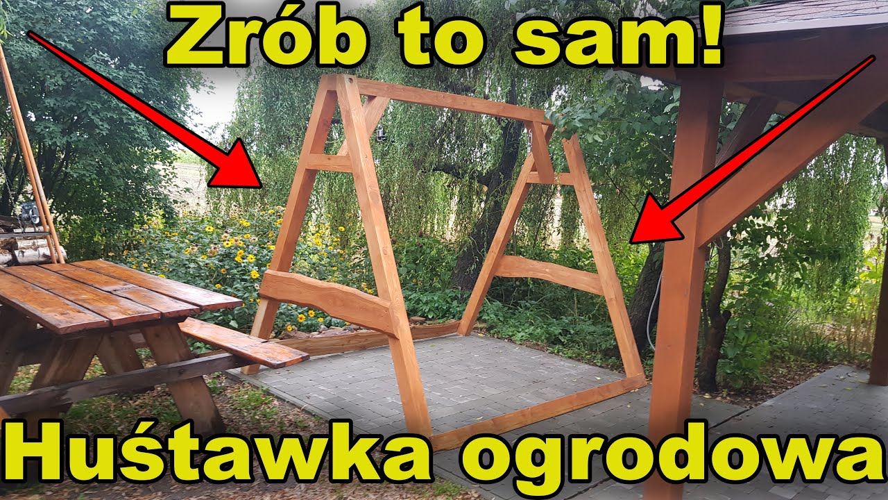 Robię huśtawkę ogrodową z odpadów drewnianych! | Zrób to sam! | 2022