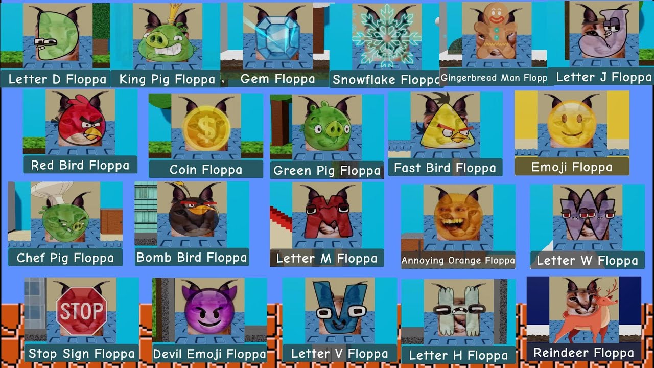 I found all 21 floppa - Find The Floppa Morphs | 2D map