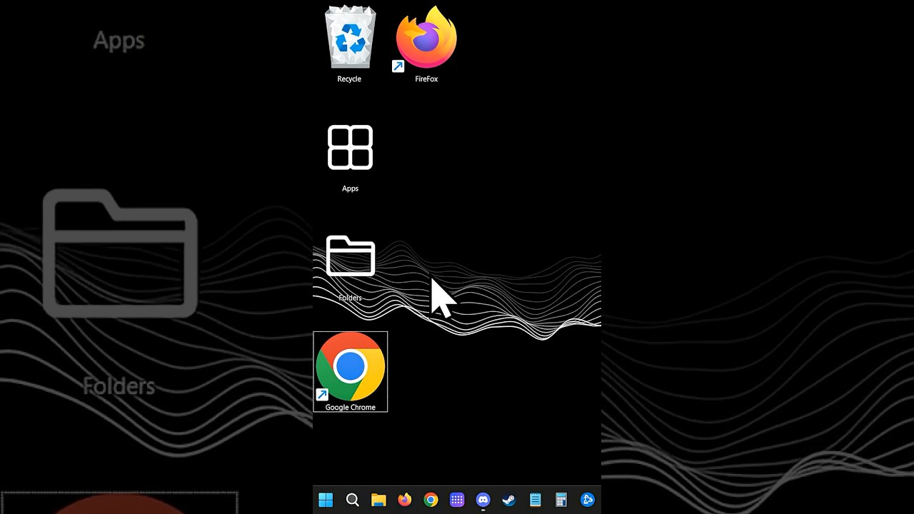 Как изменить размер значков ярлыков на рабочем столе #pc #pcgaming #pcsettings