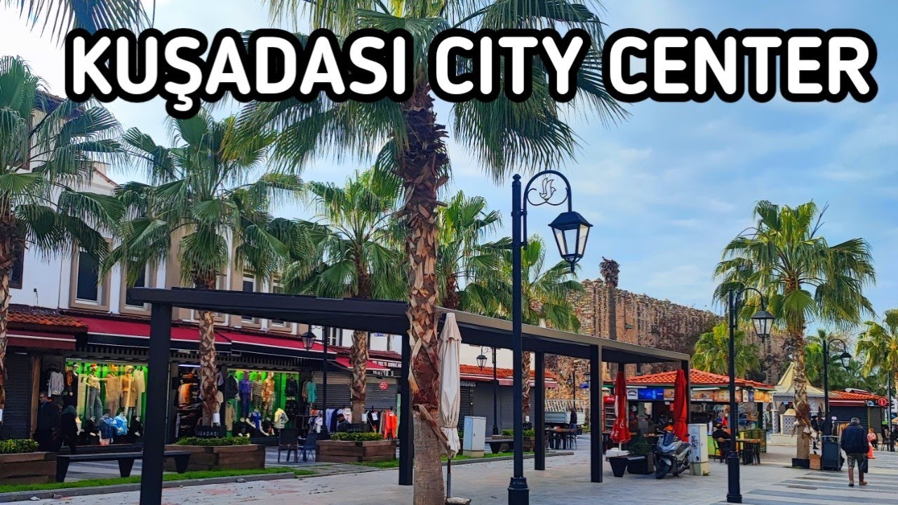 KUŞADASI TÜRKIYE | CITY CENTER WALK | 11 February 2026 | Winter Season | 4k UHD 60fps 