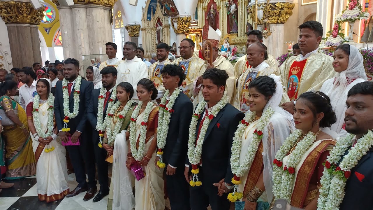 Tamil Marriage Mass Novena Day 31-Aug-2025  St.Mary's Basilica Church Shivajinagar Bangalore