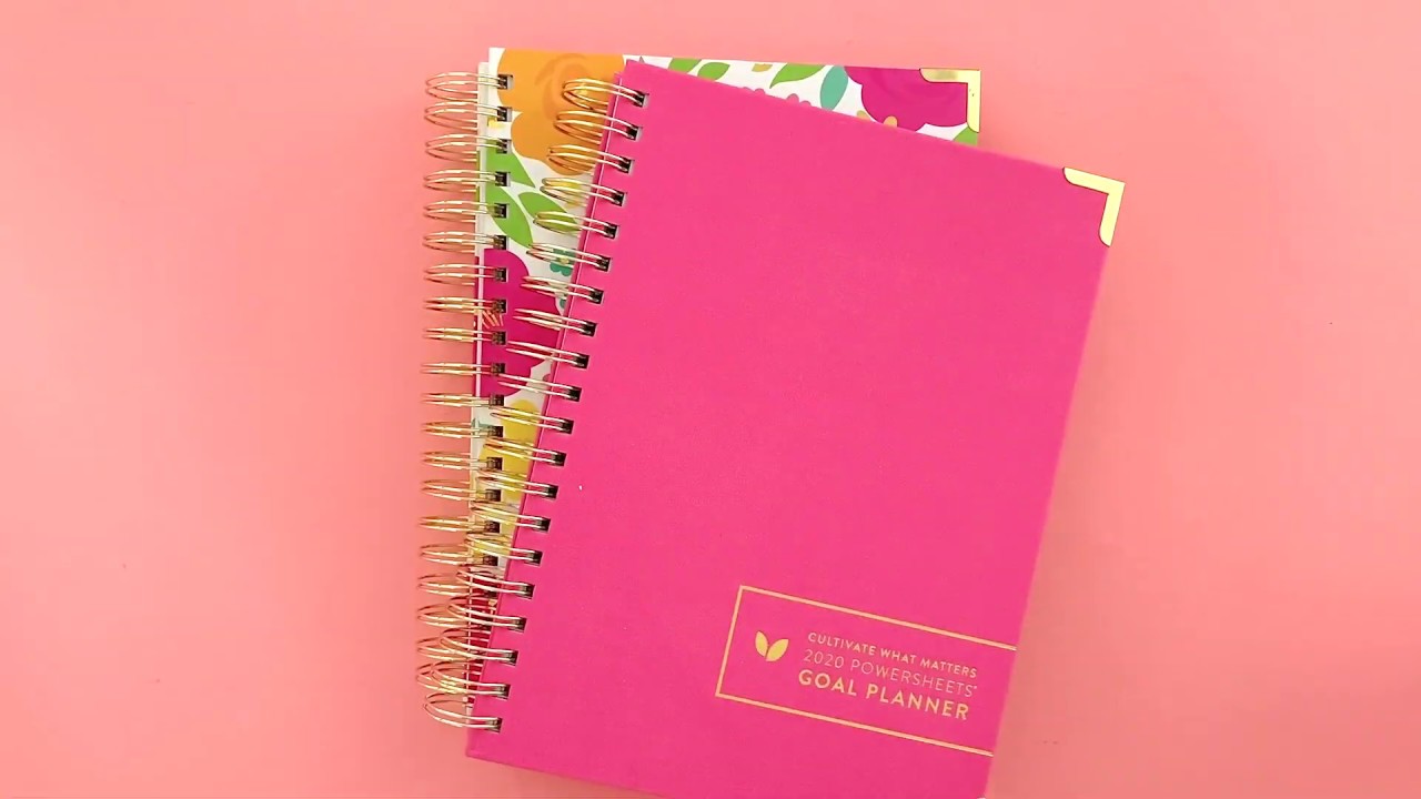2020 POWERSHEETS&reg; INTENTIONAL GOAL PLANNER | Cultivate What Matters