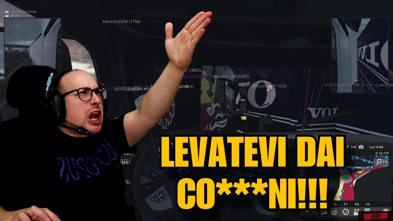 MATTEOHS VS TRAFFICO SU EUROTRUCK SIMULATOR 2 ITA!!