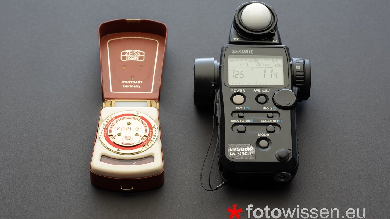 * Richtige Belichtungsmessung - Belichtungsmesser - Zu helle Fotos, zu dunkle Fotos *