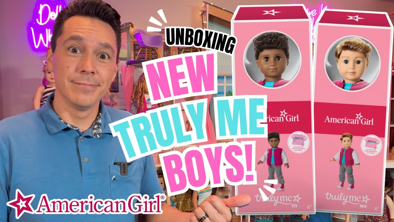 NEW Truly Me Boy Dolls 104 & 113 | AG Store Walk Thru + Vintage Samantha Book Haul! | American Girl