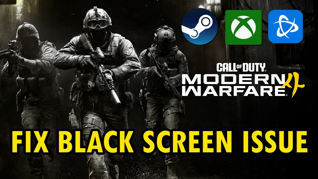 Fix Modern Warfare 4 Beta Black Screen Issue/Stuck on Black Screen on PC