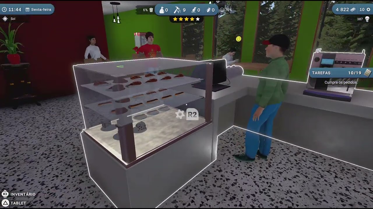 Ep final Cafe Owner Simulator Concluímos tudo e nosso Restaurante Café é um sucesso!