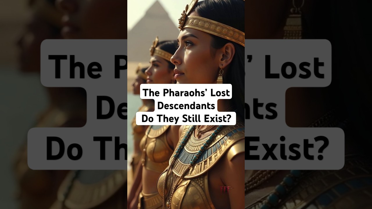 Descendants of Ancient Egyptian Pharaohs  #history #egypt #pharaoh