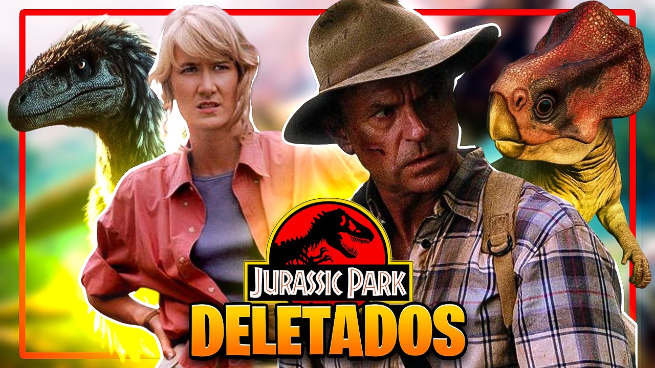 OS DINOSSAUROS QUE FORAM DELETADOS DE Jurassic Park (1993): Deinonychus, Stegosaurus, Hypsilophodon