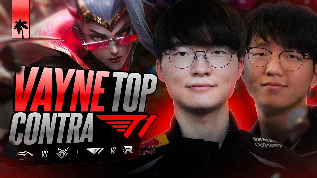T1 x KT: O DIA QUE FAKER ENFRENTOU A VAYNE TOP DA LCK - HLE x BRO