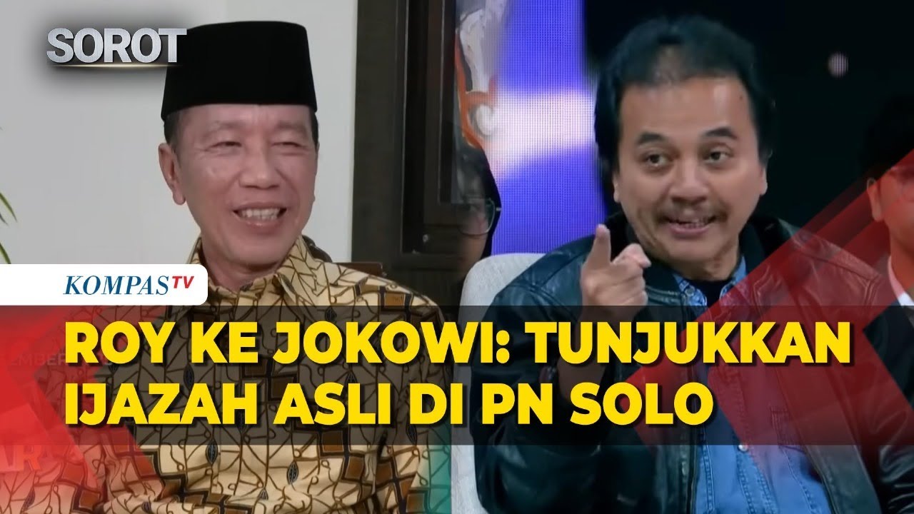 Roy Suryo ke Jokowi: Tunjukkan Ijazah Asli di PN Solo - BOLA LIAR