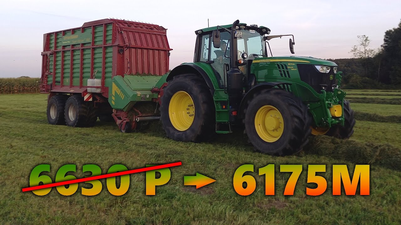 Neuer Traktor? | Teil 2 - MEIN erster Eindruck vom Traktor | Let´s drive 6175M beim Ladewagen fahren