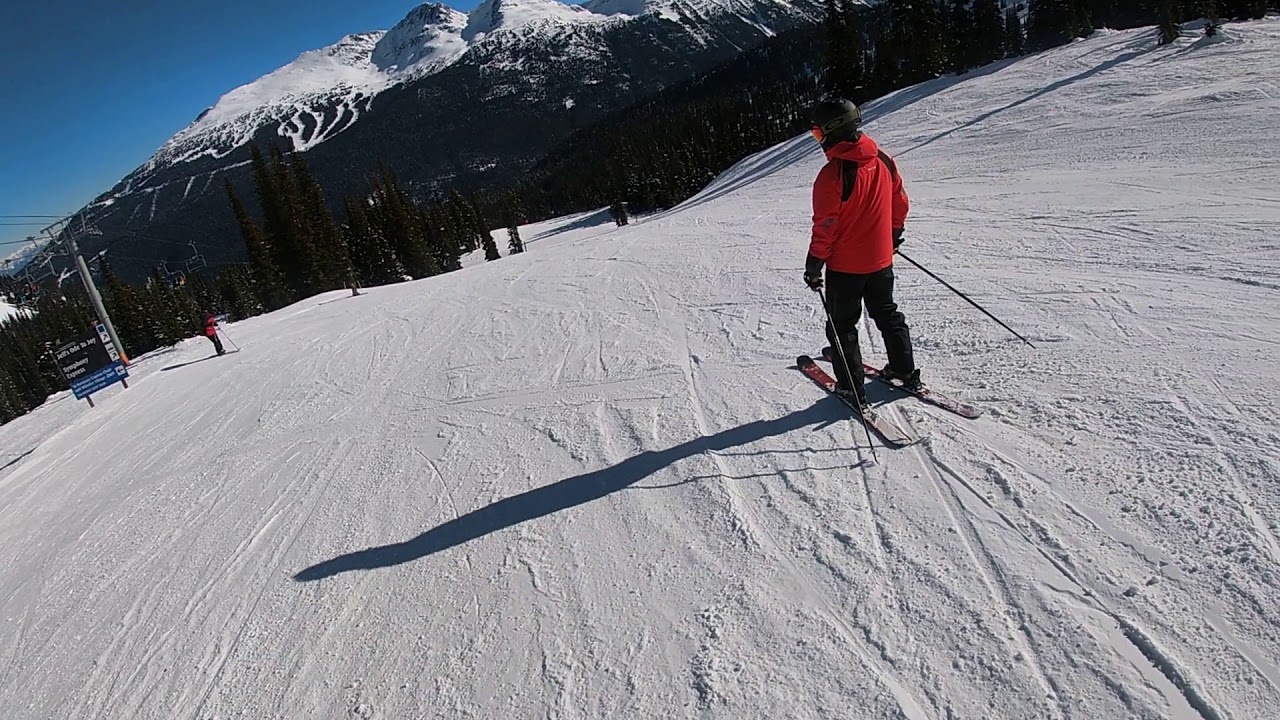 Whistler Skiing Blue Run Adagio