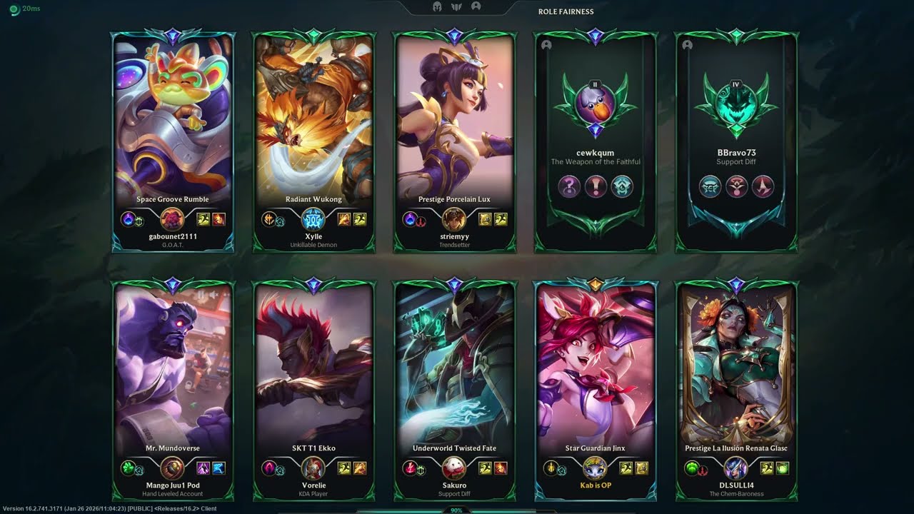 Jinx Renata vs Aphelios Thresh