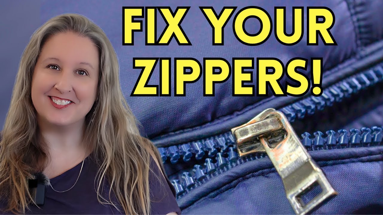 How to Fix Your Zipper!-Repair off-track, stuck, and broken zippers!